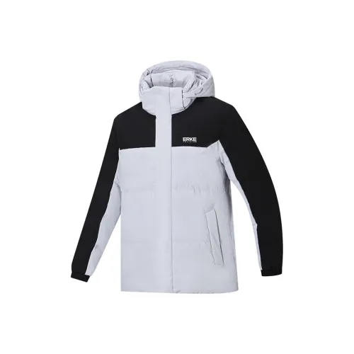 Erke ZONGXUNXILIE Пуховик Мужской Серый