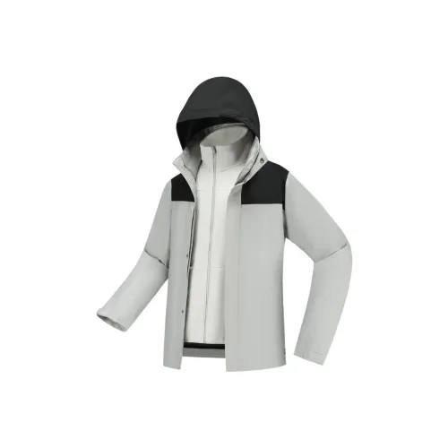 DECATHLON Водонепроницаемый и Ветрозащитный для сохранения тепла Ветровка Мужская Белая