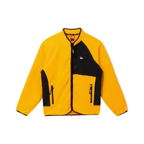 New Era Желтая унисекс бархатные куртки