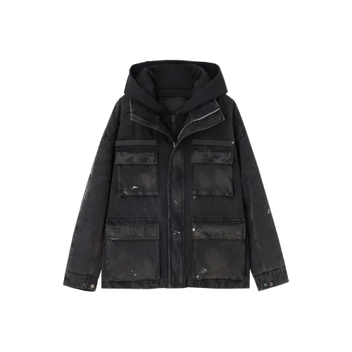 Columtomy Черный Мужской Пуховик