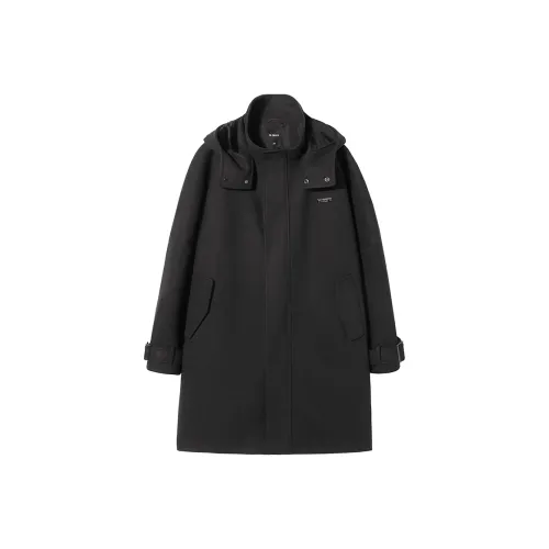 N Max Черное Унисекс Пальто