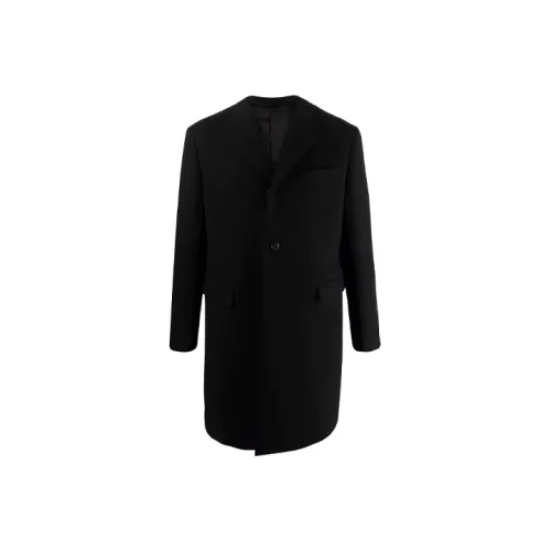 PRADA Мужское черное пальто