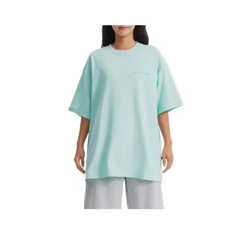 DECATHLON DIRTY С рельефом T-рубашка Унисекс Аква Прозрачный