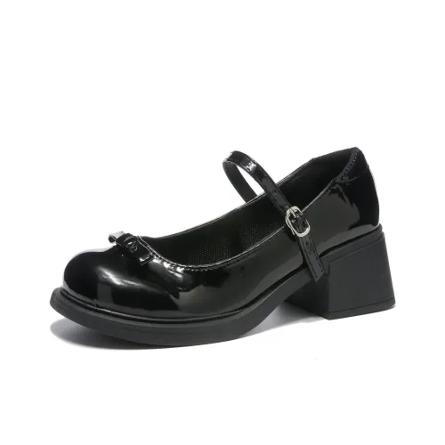 VICTORIA VERA Грубый каблук Мэри Джейн Женские обувь