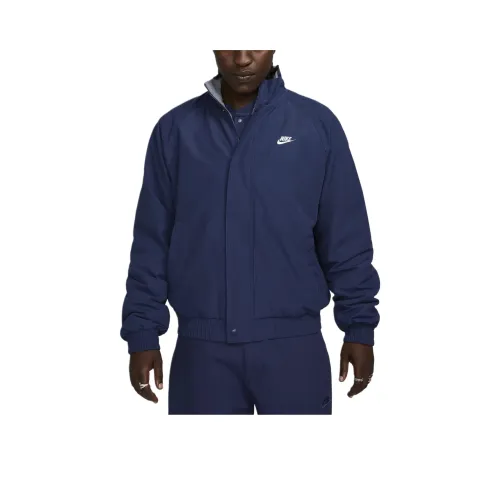 Nike Club Fleece Futura Куртки и Пальто Мужские Полуночный морской синий белый