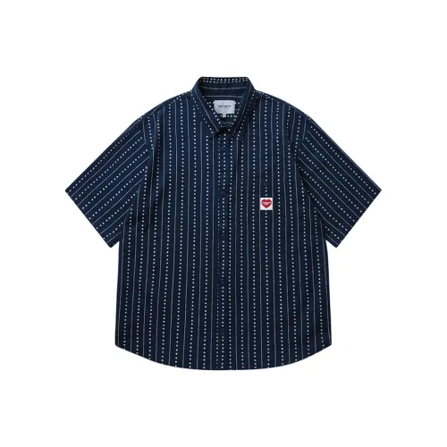 Carhartt WIP SS25 S S Drewe Рубашка Мужская Синяя