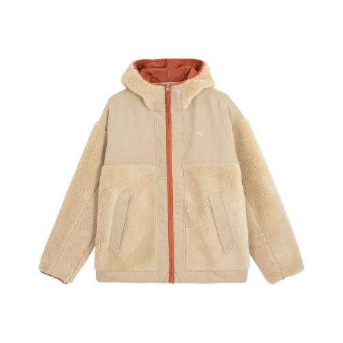 Puma Mmq Series Жареный миндаль Унисекс Бархатные куртки