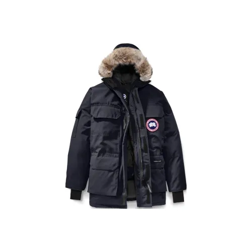 Canada Goose Expedition Series Down Jacket Parka Coat Men's Blue Канада Goose Expedition Series Пуховик Пальто Парка Пальто Мужской Синий