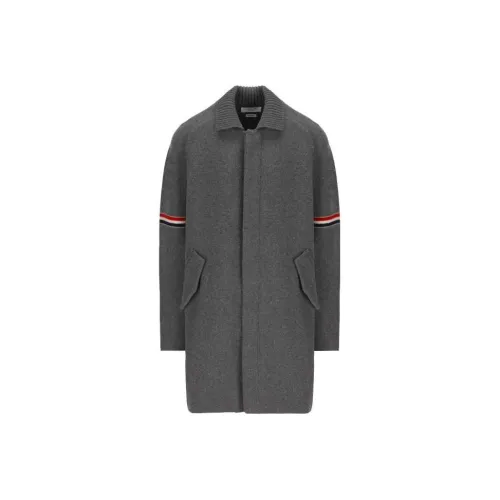 THOM BROWNE Серый Мужской Пальто
