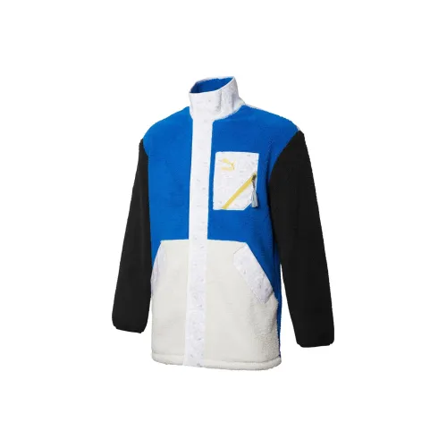 PUMA Синий Унисекс Бархатные Куртки