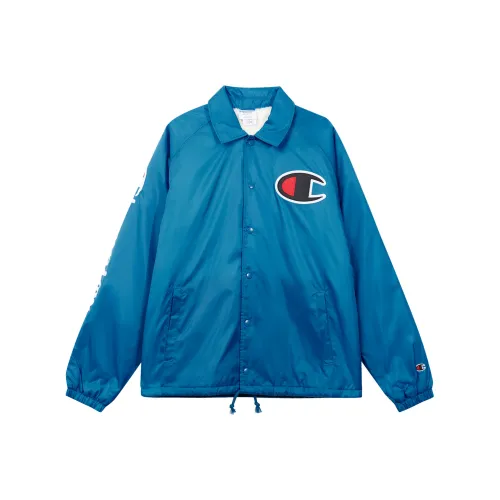 Champion Velvet Feel Куртка Американская версия Унисекс Королевский синий