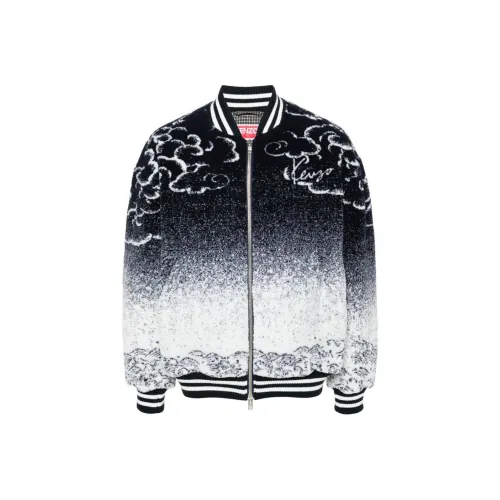 KENZO SS24 Куртки Пальто Мужской Морской Синий