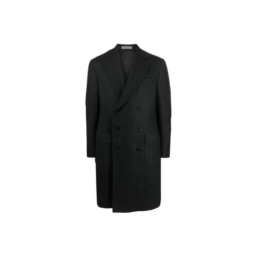 CORNELIANI Пальто Мужское Угольный Серый