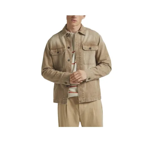 Pepe Jeans Denim Jacket Men's Brown