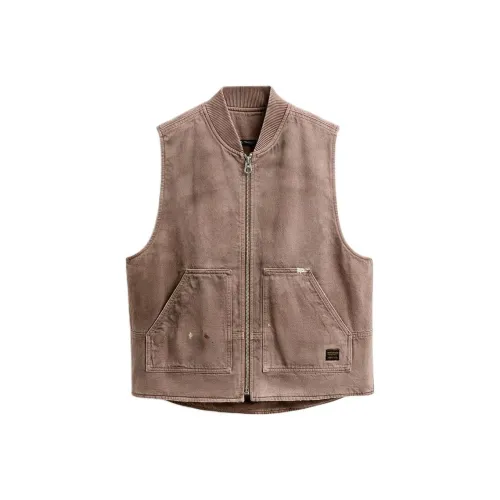 ZARA Светло-коричневые Мужские Жилеты