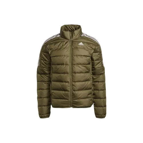 Adidas Essentials Пуховик Мужской Оливковый