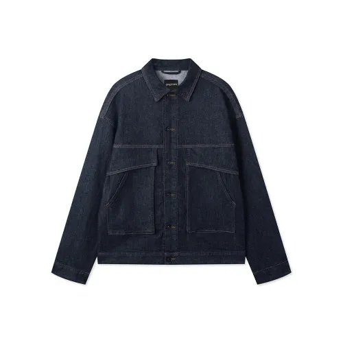 Gxg Jeans Denim Jacket Men's Dark Blue