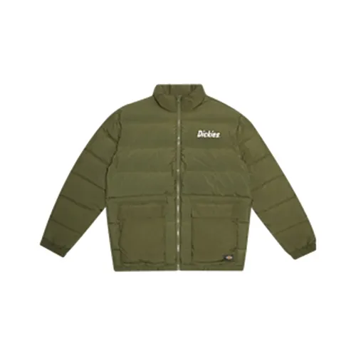 Dickies Пуховик Мужской Армейский Зеленый