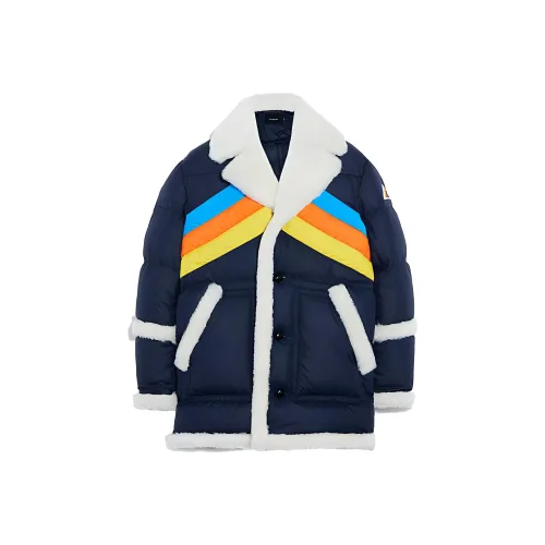 COACH Пуховик Мужской Морской Синий