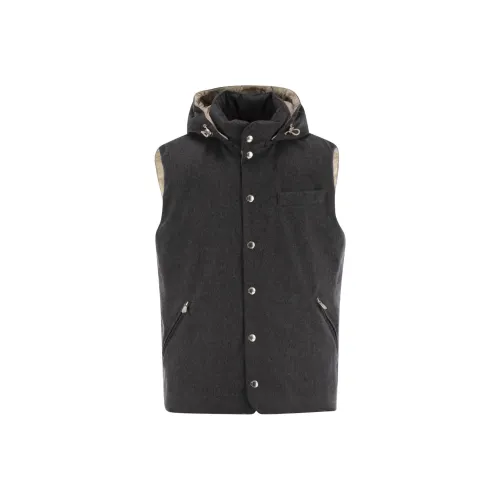 BRUNELLO CUCINELLI Жилет Мужской Темно-Серый