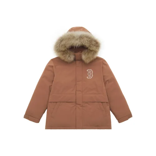 MLB Boston Red Sox FW24 Down Jacket MID Длина Unisex Коричневый