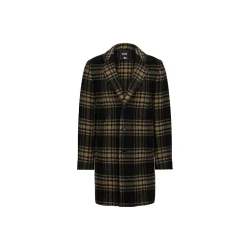 Hugo Boss Мужское пальто коричневого цвета