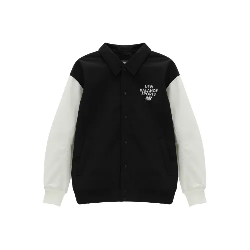 New Balance совместный бренд Хлопковый пуховик Осенний и Зимний Унисекс Черный