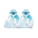 2 пачки с капюшоном, улучшенный (градиент синий зеленый + градиент синий зеленый)