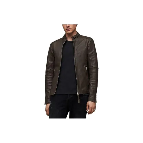 ALLSAINTS Серый Коричневый Мужские Куртки