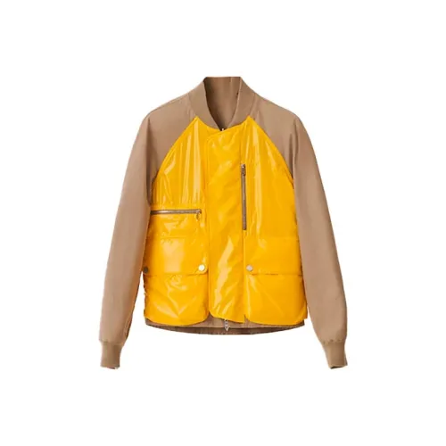 HERMES SS22 Бейсбольная куртка Мужская Желтая