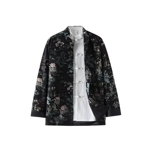 XUANSHENG Куртка Топ Мужской Черный