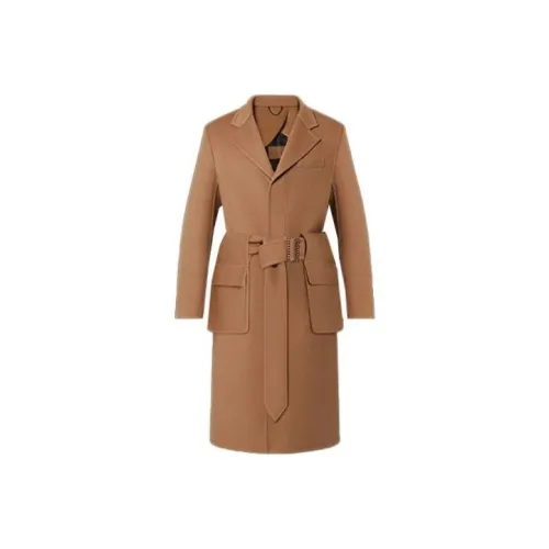 LOUIS VUITTON Новые ежеквартальные продукты LV Коричневое мужское пальто