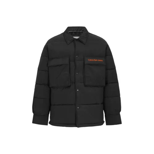 Calvin Klein BEH Черный Мужской Пуховик