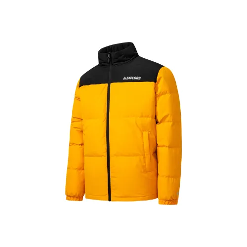 Erke Cadmium Yellow Men's Down Jackets