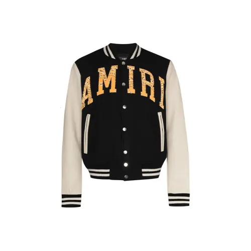 AMIRI Черный Мужской Бейсбольный Джерси