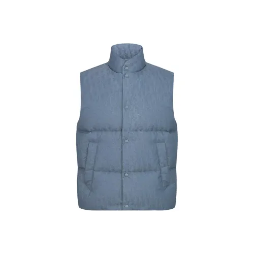 DIOR Blue Men's Gilets DIOR Синий Мужские Жилеты