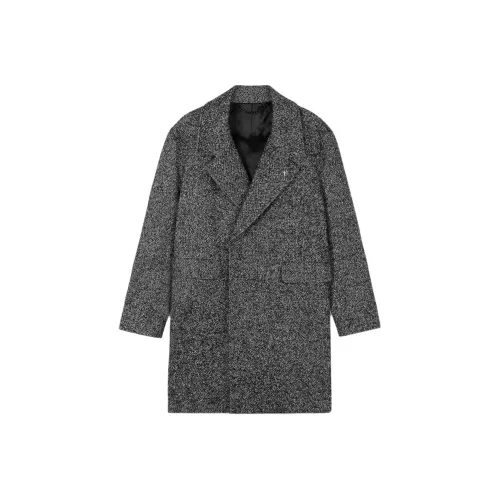 REPRESENT Двойной пальто-пальто с застежкой Мужской мраморного цвета