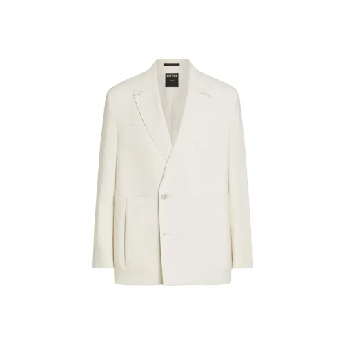 Ermenegildo Zegna Белый Мужской Деловой костюм