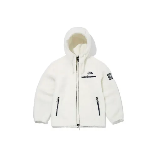 The North Face Белый Унисекс Бархатные куртки