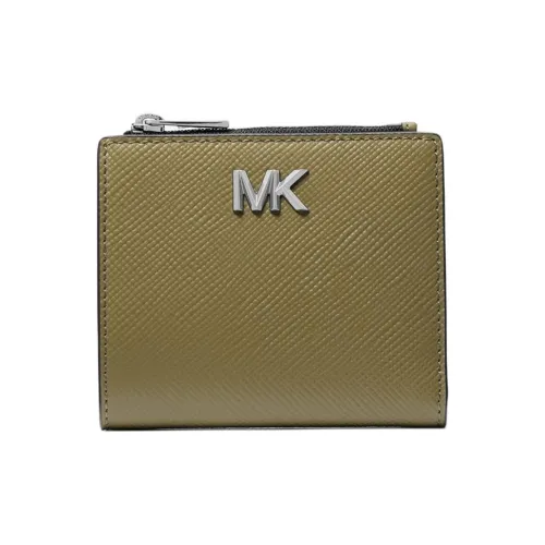 MICHAEL KORS Кошелек из коровьей кожи стандартный мужской цвет Desert зеленый