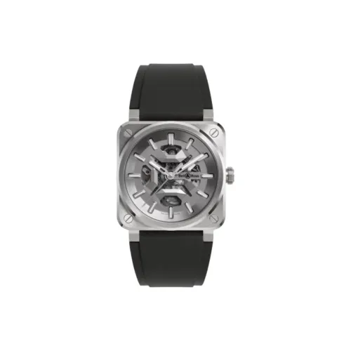 Bell & Ross Автоматические механические мужские часы 41 мм с открытым механизмом