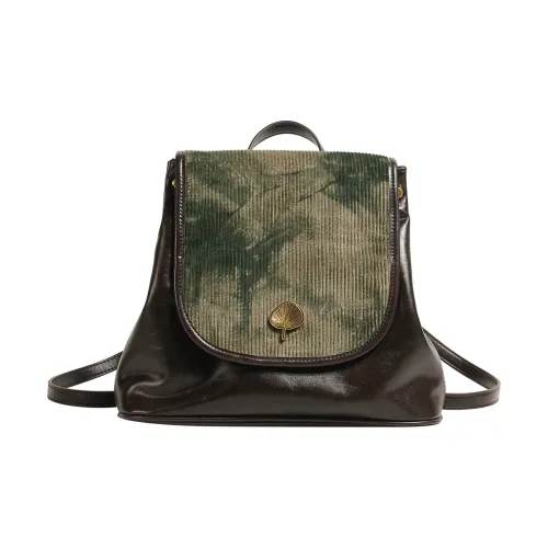 LOSEA ПУ (полиуретан) Рюкзак Средний Женский Ink Зеленый