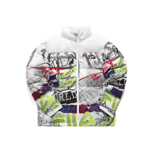 FILA Белый Подкладочная ткань Призрачный Мужской Пух