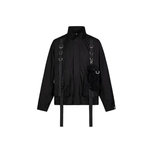 13 DEMARZO Куртки Пальто Унисекс Черный