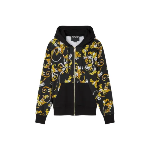 VERSACE JEANS COUTURE Свитшот Мужской Черный Золото