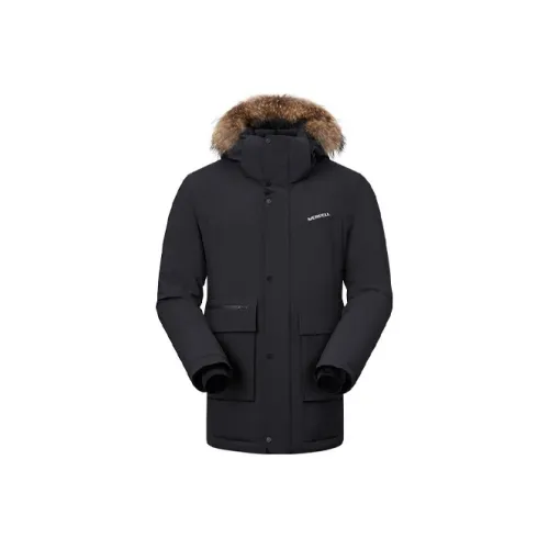 MERRELL Черный Мужской Пуховик
