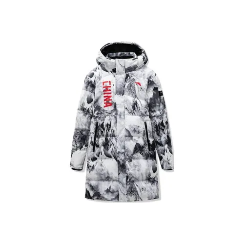 ANTA Variety Тренировки Коллекция Пуховик Унисекс Белый