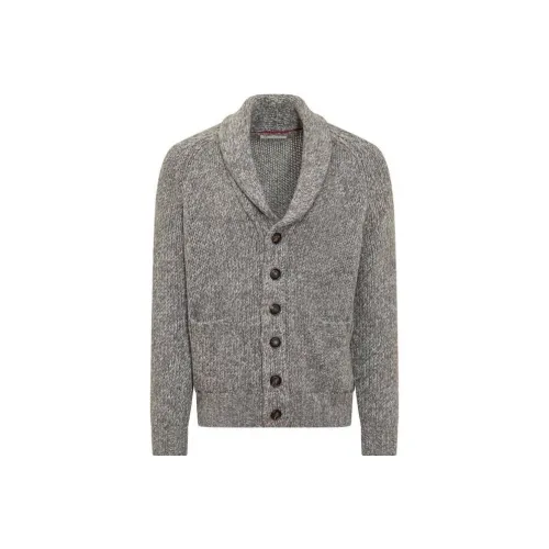 BRUNELLO CUCINELLI Серый Мужской Куртки