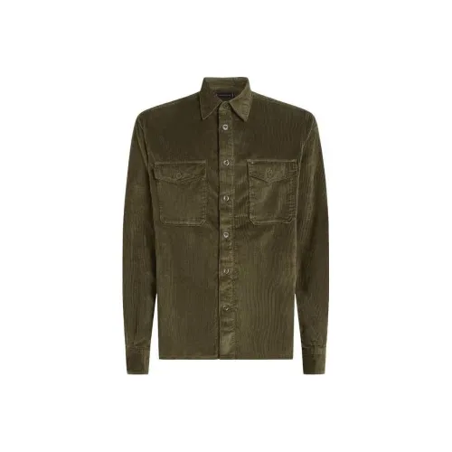 Tommy Hilfiger Куртки и Пальто Мужской Оливково-Зеленый