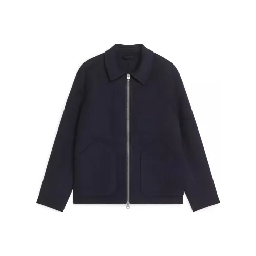 ARKET Темно-синие мужские куртки